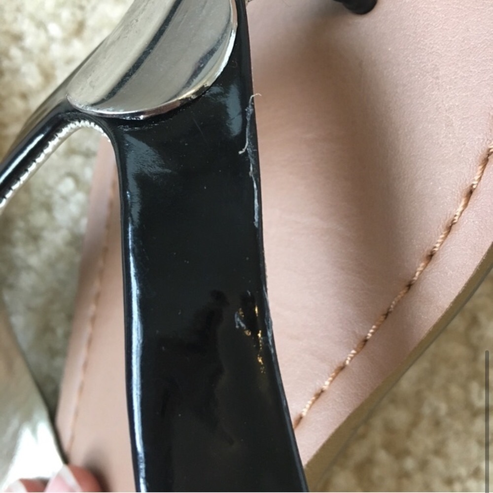 Apt 9 Black & Silver Women’s Sandals Size 7 - Picture 5 of 5